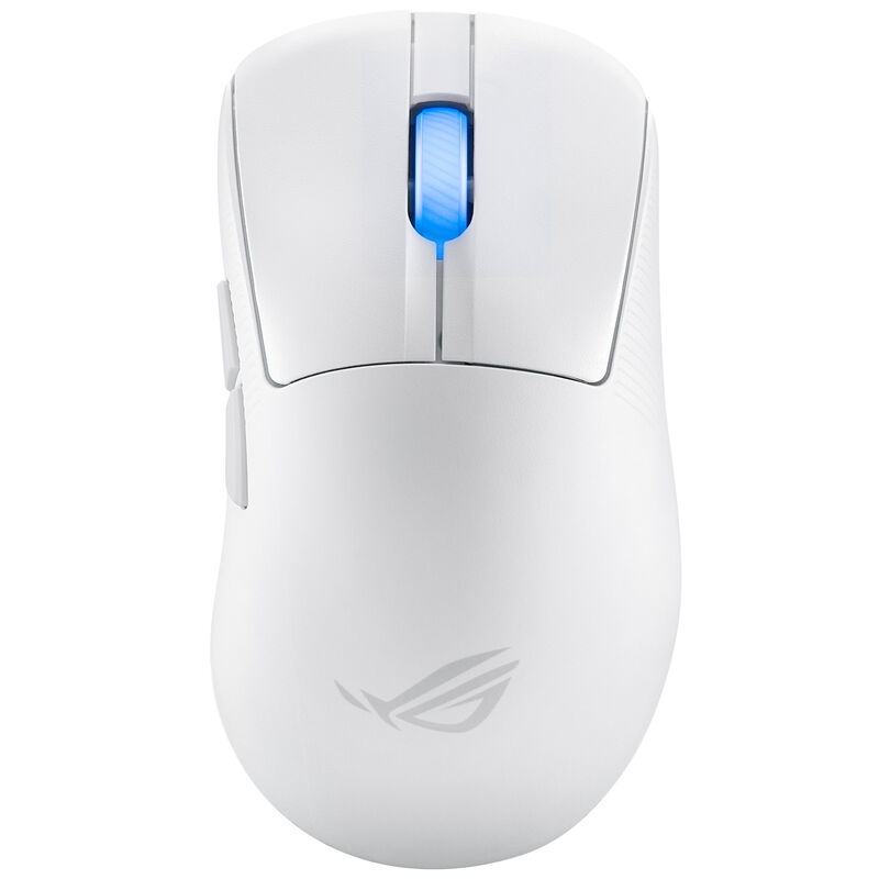 Detaljbilde av ASUS ROG Keris II Ace trådløs gamingmus 42000 DPI hvit