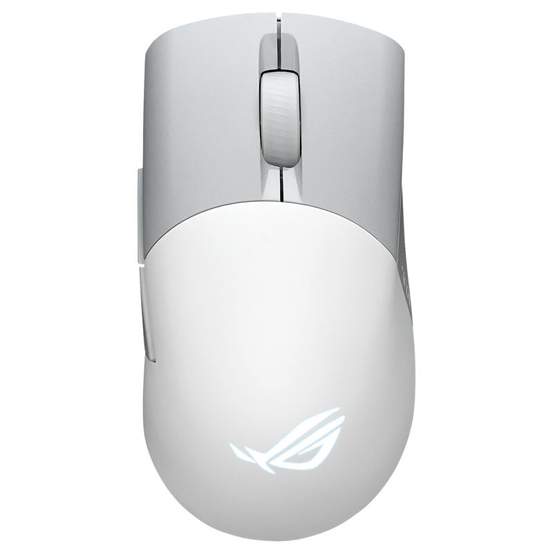 ASUS ROG Keris Wireless AimPoint gamingmus bakside hvit