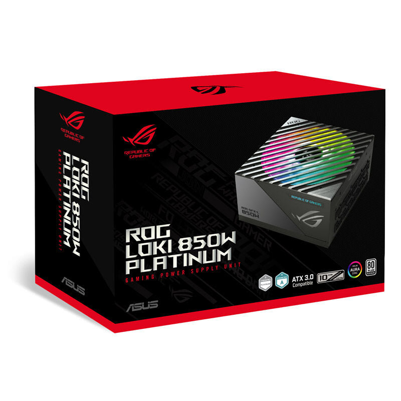 ASUS ROG Loki 850P SFX-L strømforsyning med aluminiumskapsling