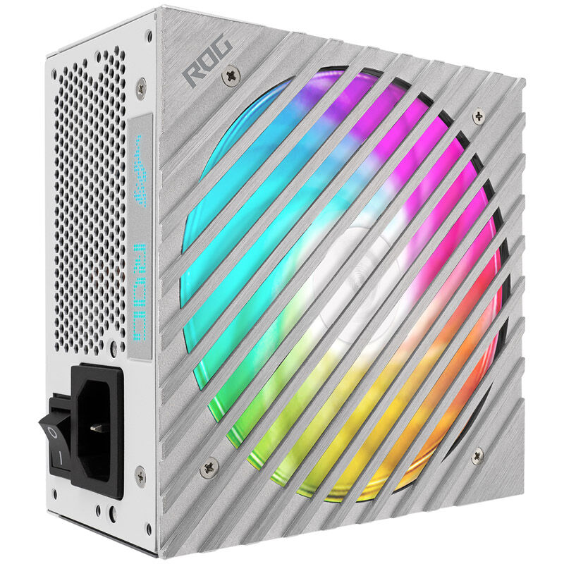 ASUS ROG Loki SFX-L strømforsyning 850 W hvit forfra