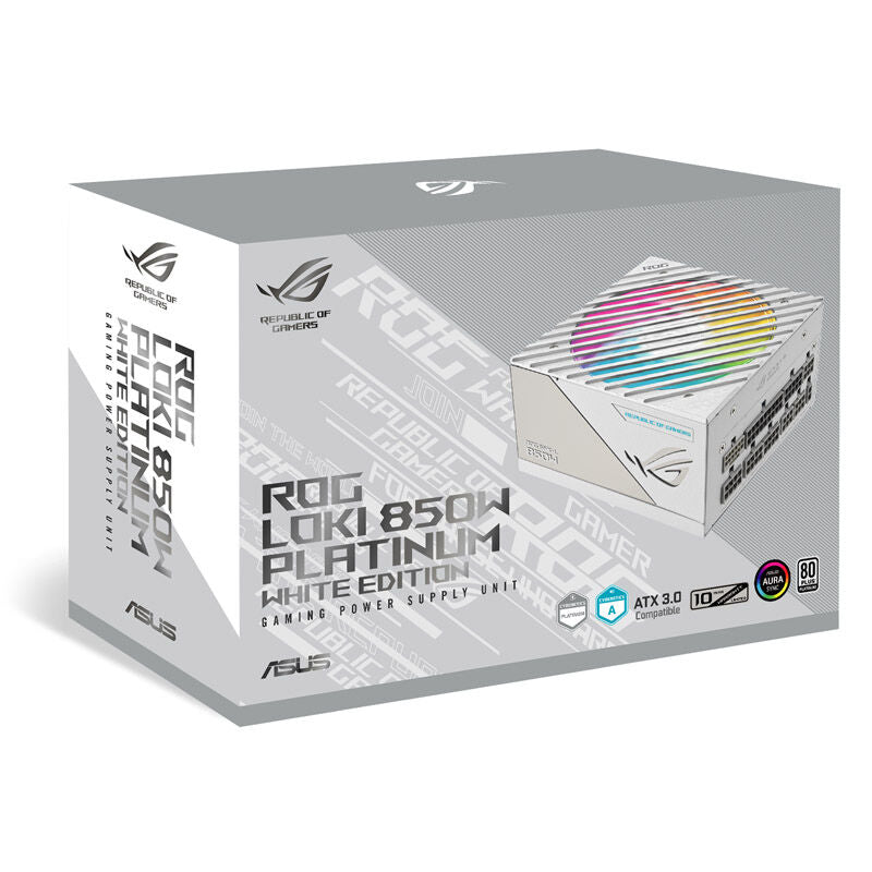 ASUS ROG Loki SFX-L strømforsyning 850 W 80 PLUS Platinum hvit - ASUS