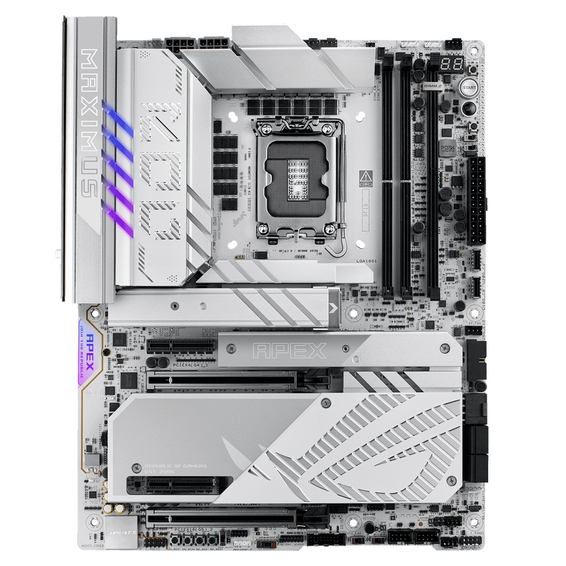 ASUS ROG Maximus Z890 Apex hovedkort bakside