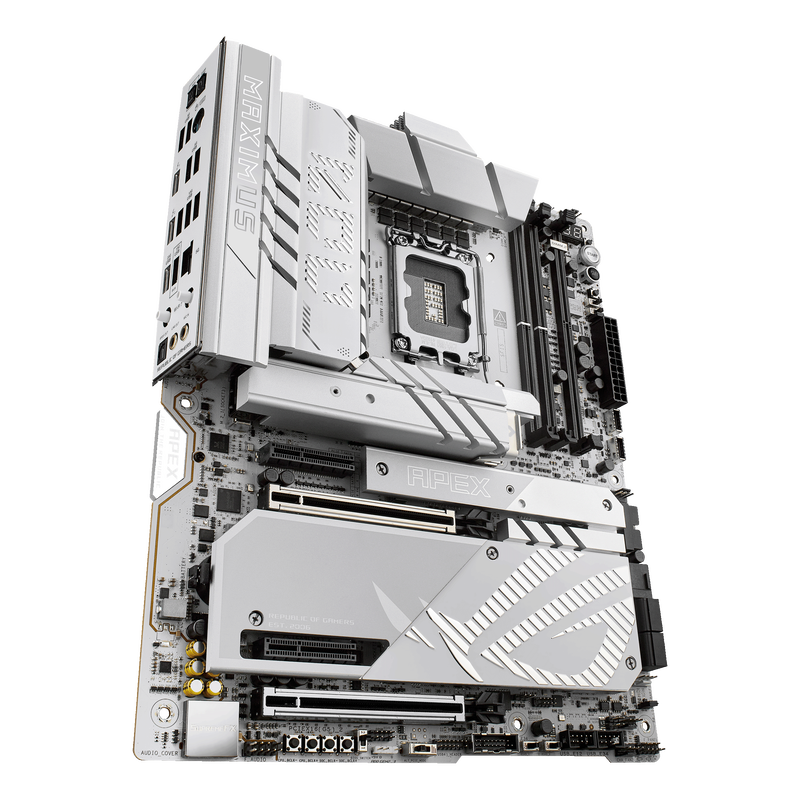 M.2-porter med kjøler på ASUS ROG Maximus Z890 Apex hovedkort