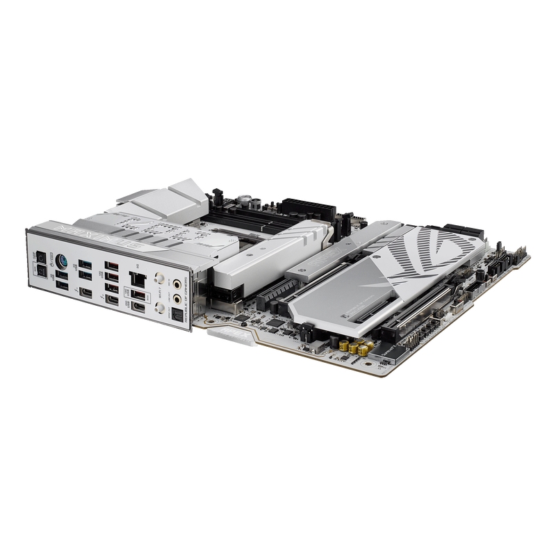 Oversikt over ASUS ROG Maximus Z890 Apex hovedkortets layout