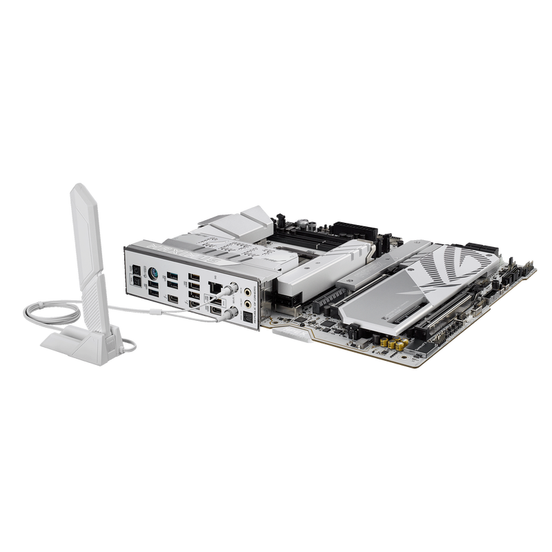 ASUS ROG Maximus Z890 Apex hovedkort i hvit farge