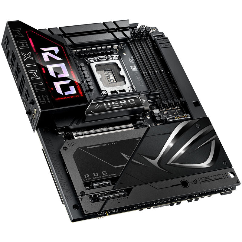 Bakside av ASUS ROG Maximus Z890 Hero BTF hovedkort