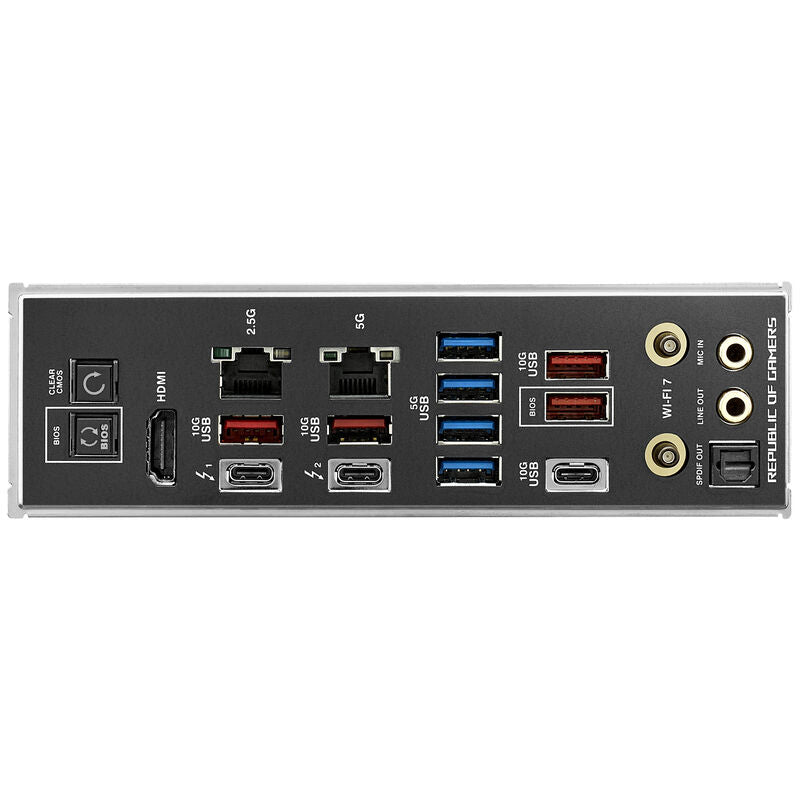 Montert ASUS ROG Maximus Z890 Hero BTF i PC-kabinett