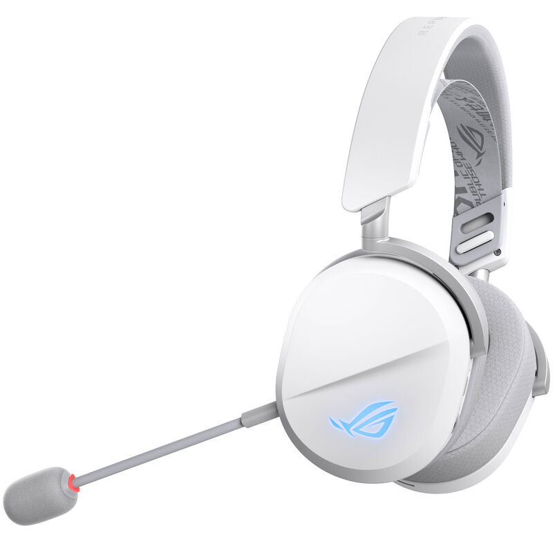 ASUS ROG Pelta gamingheadset hvit RGB bakside