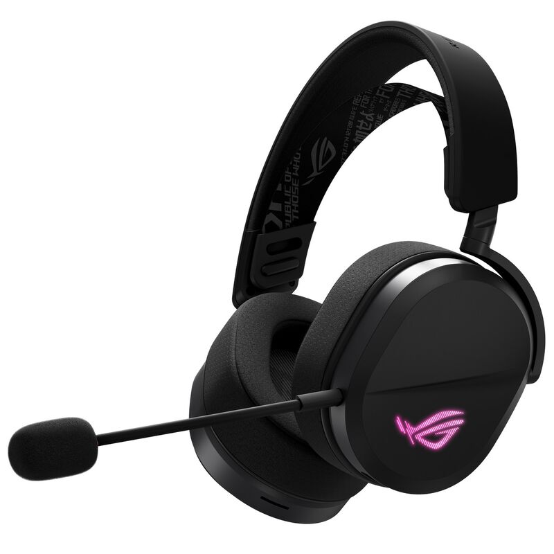 ASUS ROG Pelta trådløst gamingheadset RGB 50 mm svart forfra