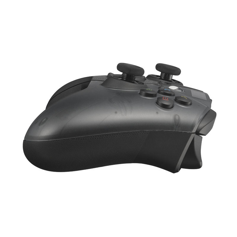 ASUS ROG Raikiri kablet gamingkontroller montert på PC