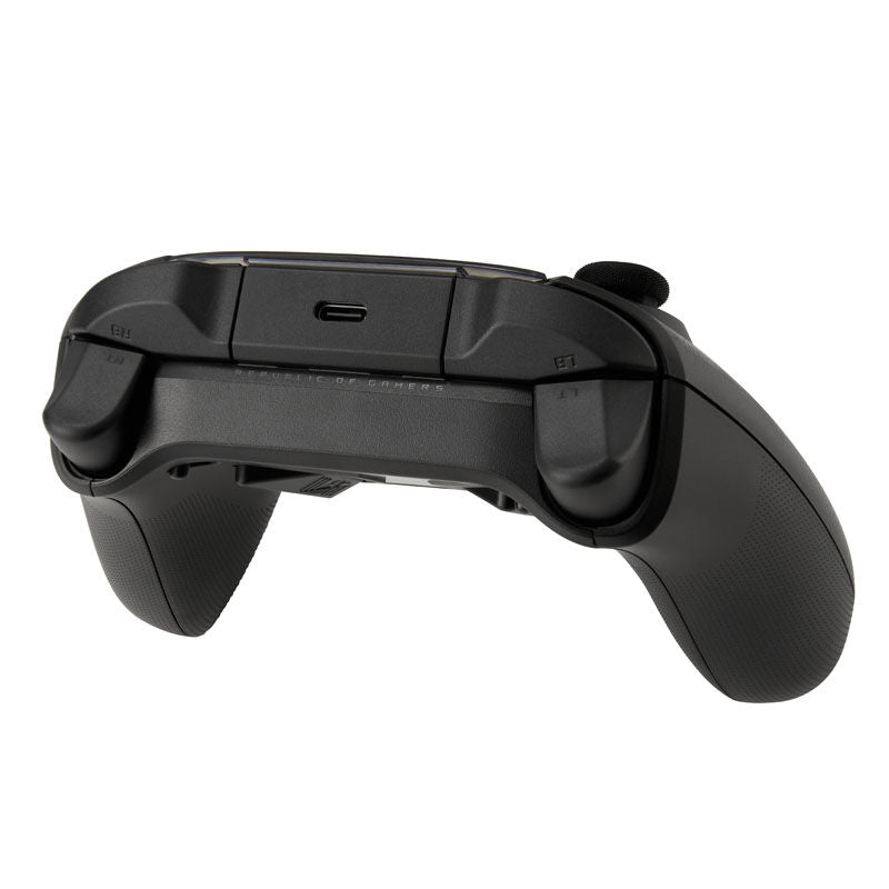 ASUS ROG Raikiri kablet gamingkontroller sett fra siden