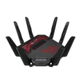 ASUS ROG Rapture GT-BE19000 WiFi 7 gamingruter RGB forfra