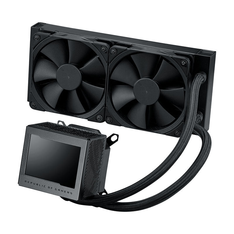 ASUS ROG Ryujin III 240 AIO vannkjøling med display svart forfra