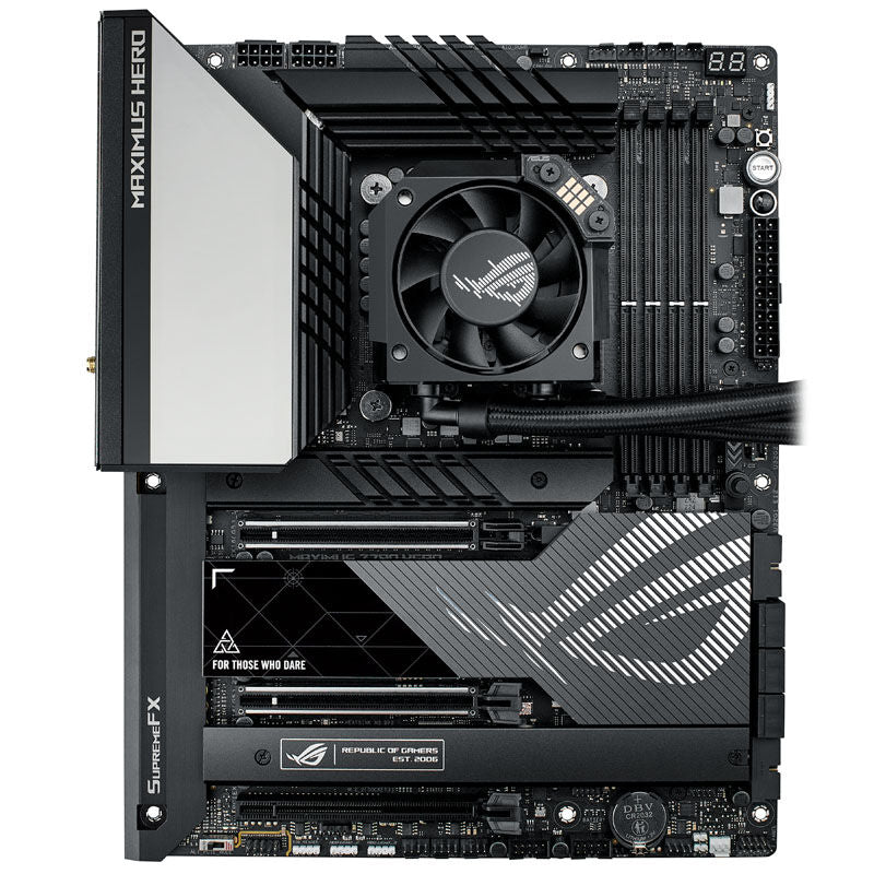 Sidebilde av ASUS ROG Ryujin III 360 AIO vannkjøling svart