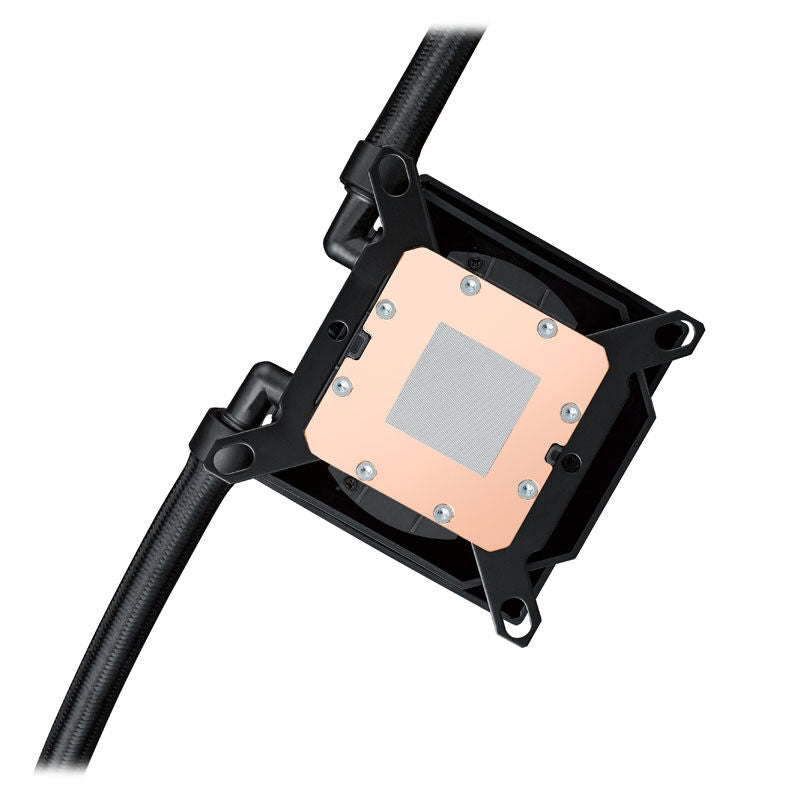 Vifter med svarte rammer på ASUS ROG Ryujin III 360 AIO vannkjøling