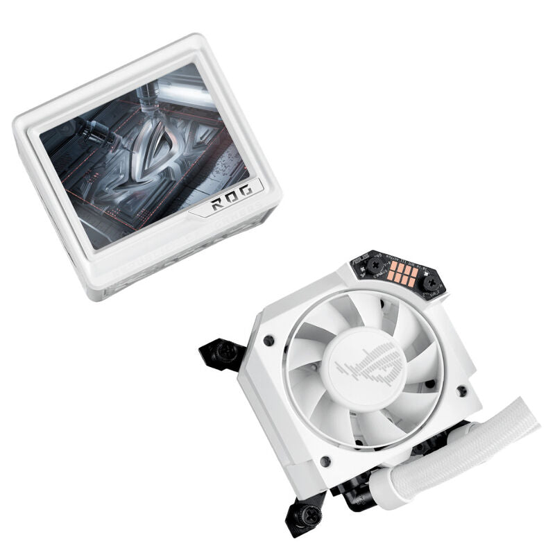 Montert ASUS ROG Ryujin III 360 ARGB Extreme AIO vannkjøling hvit i PC