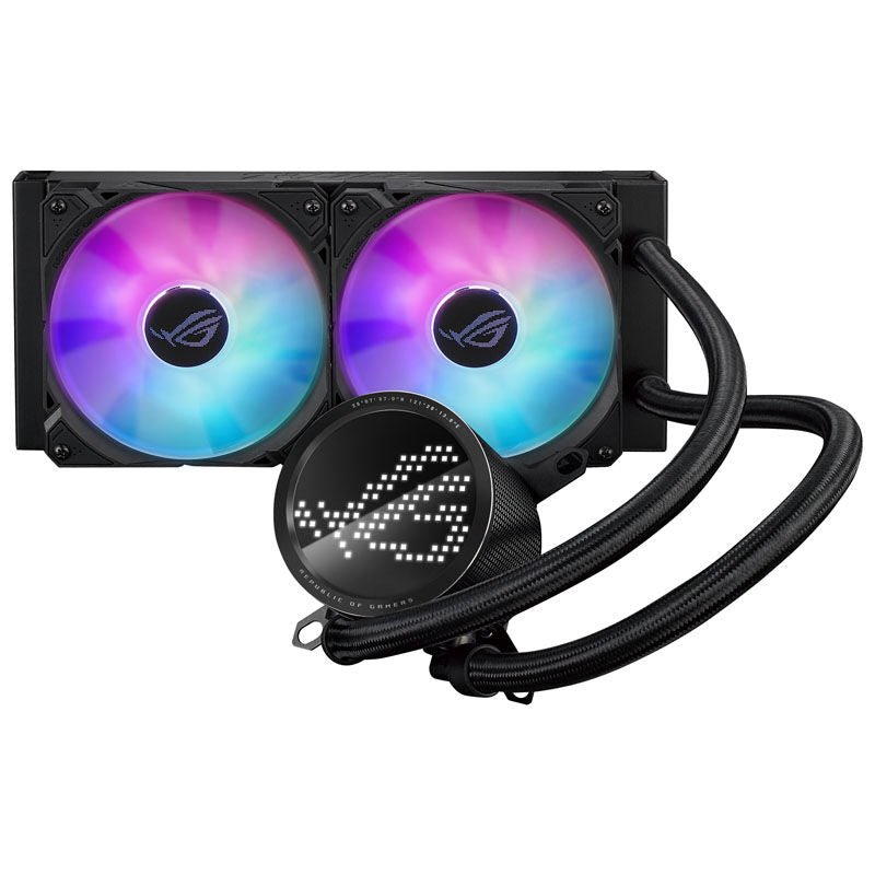 Bakside av ASUS ROG Ryuo III 240 ARGB AIO vannkjøling