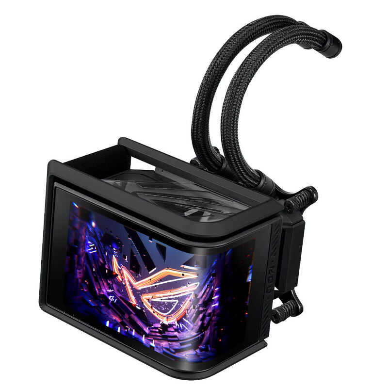ASUS ROG Ryuo IV SLC 360 ARGB AIO vannkjøling slanger og tilkoblinger