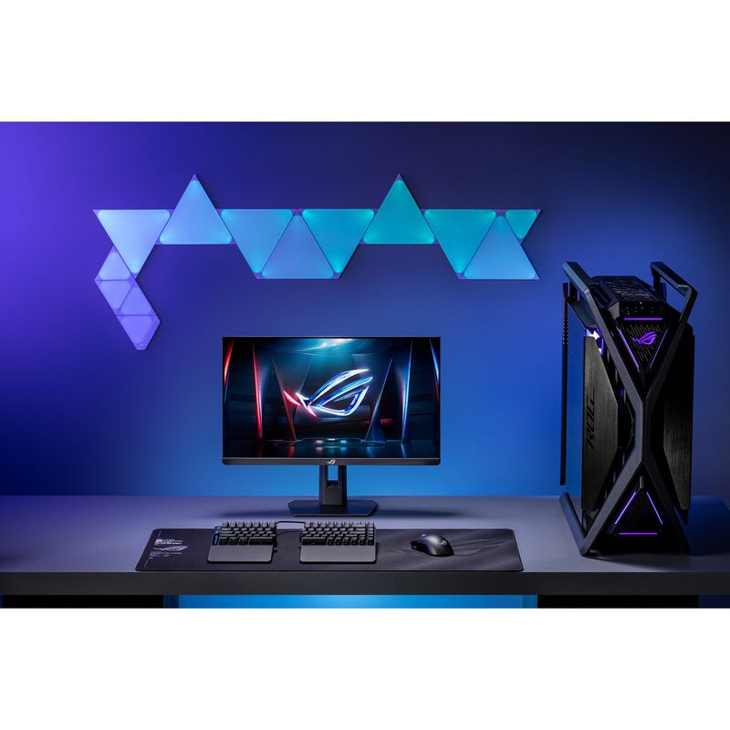 Nærbilde av kantene på ASUS ROG Sheath II XXL musematte svart
