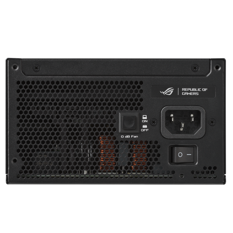 Energimerkingsetikett på ASUS ROG Strix 1200 Platinum strømforsyning