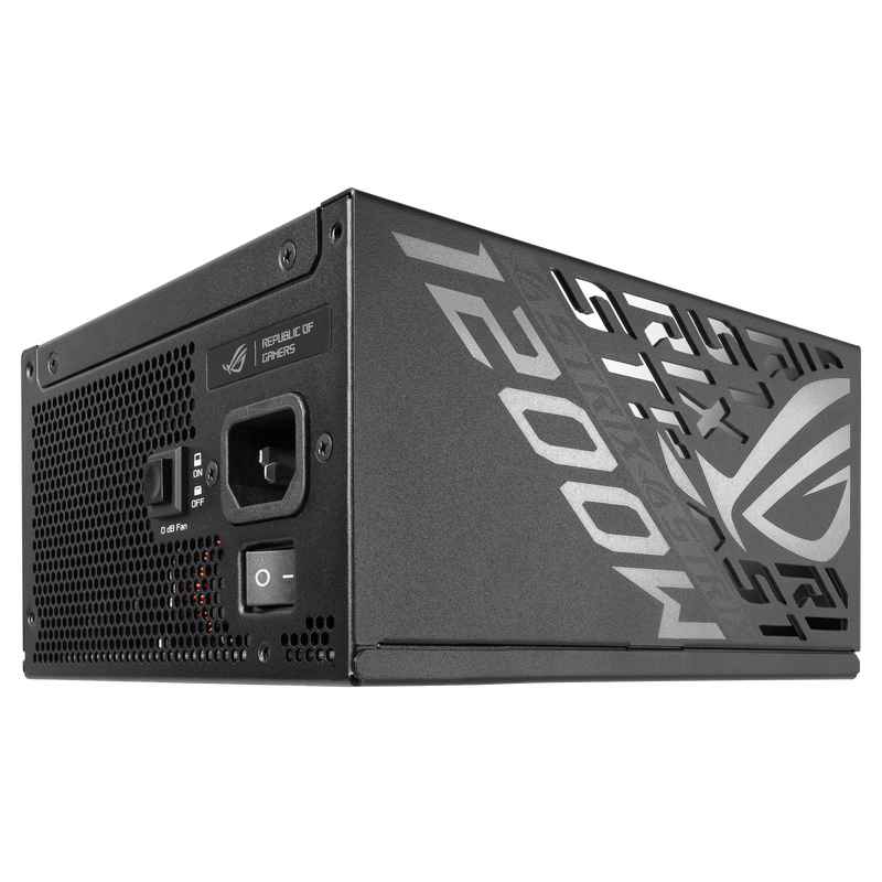 ASUS ROG Strix 1200 Platinum strømforsyning logo