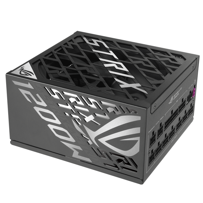 Montert ASUS ROG Strix 1200 Platinum strømforsyning i PC-kabinett