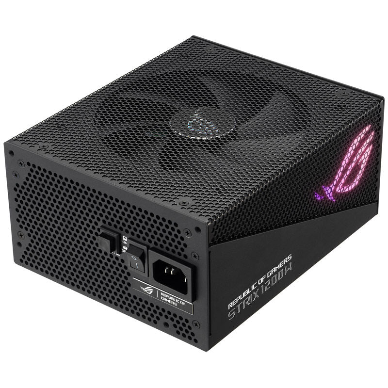 ASUS ROG Strix 1200W Gold Aura Edition strømforsyning bakside