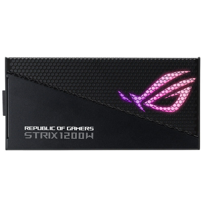 Sidebilde av ASUS ROG Strix 1200W Gold Aura Edition strømforsyning