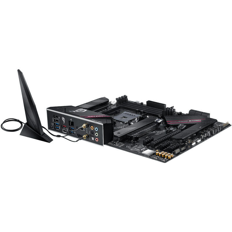 Nærbilde av CPU-sokkel på ASUS ROG Strix B550-F Gaming WiFi II