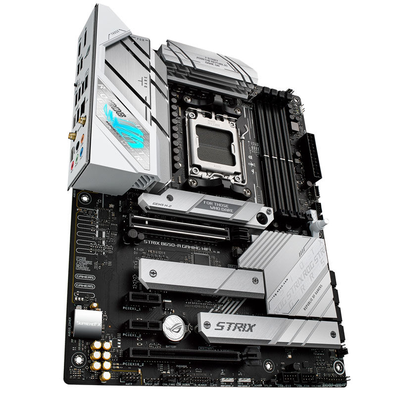 ASUS ROG Strix B650-A Gaming WiFi hovedkort forfra
