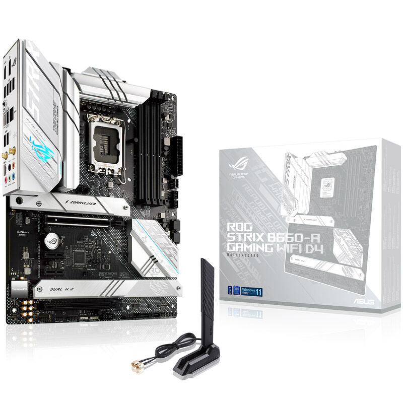 ASUS ROG Strix B660-A Gaming WiFi D4 hovedkort forfra