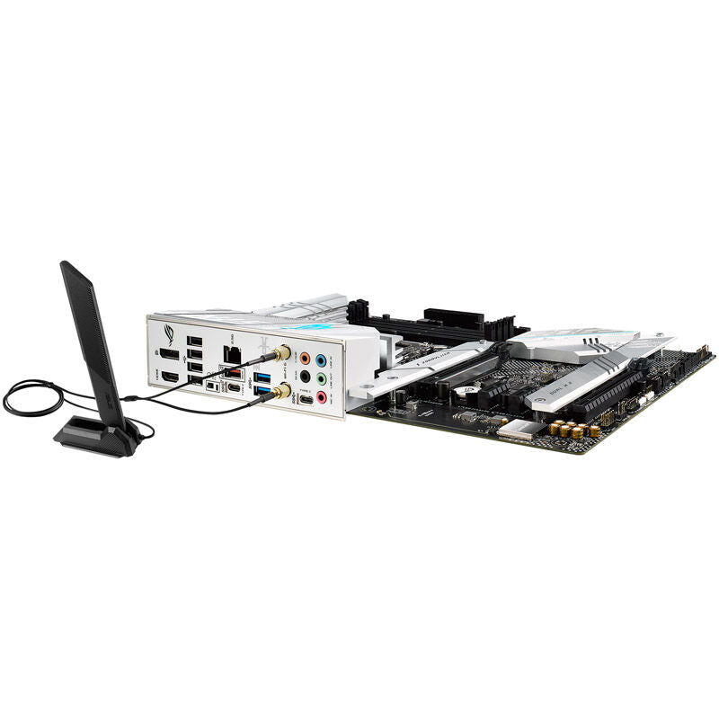 Nærbilde av RGB-belysning på ASUS ROG Strix B660-A Gaming WiFi D4