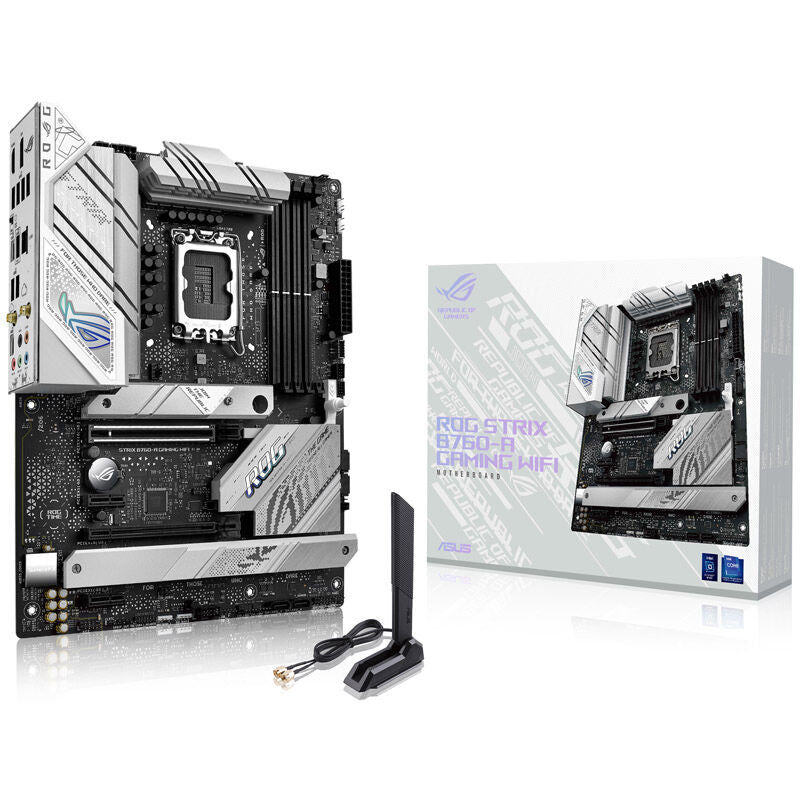 ASUS ROG Strix B760-A Gaming WiFi hovedkort forfra