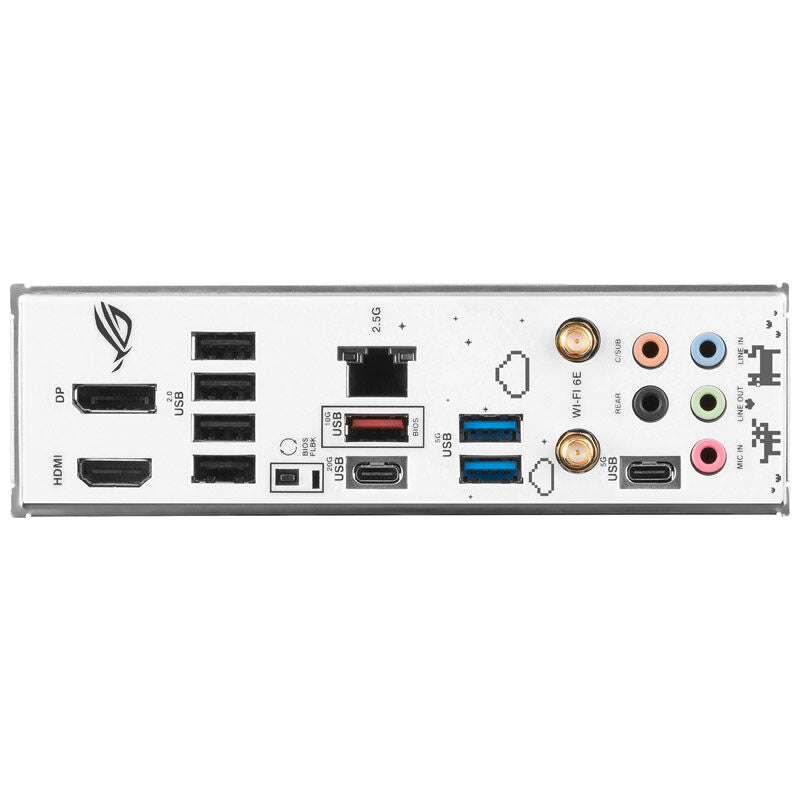 Montert ASUS ROG Strix B760-A Gaming WiFi hovedkort i PC-kabinett