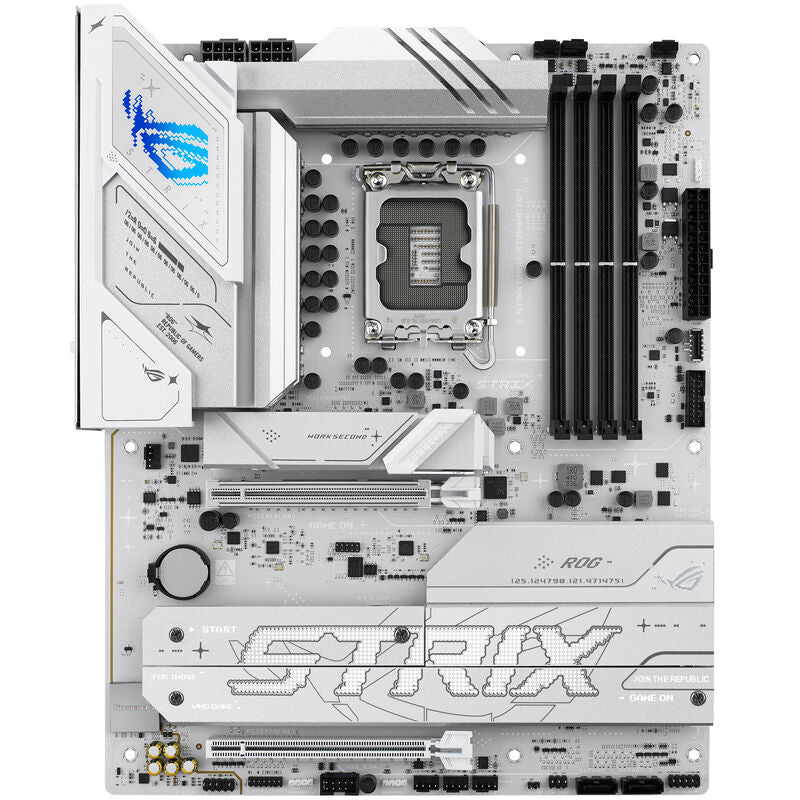 Detalj av ASUS ROG Strix B860-A Gaming WiFi hovedkort