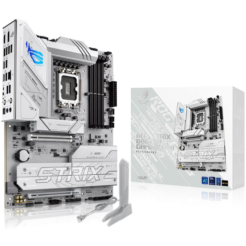 ASUS ROG Strix B860-A Gaming WiFi hovedkort forfra