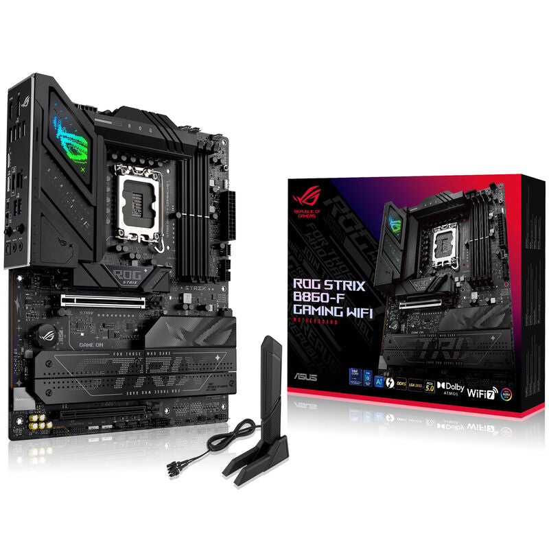 ASUS ROG Strix B860-F Gaming WiFi hovedkort forfra