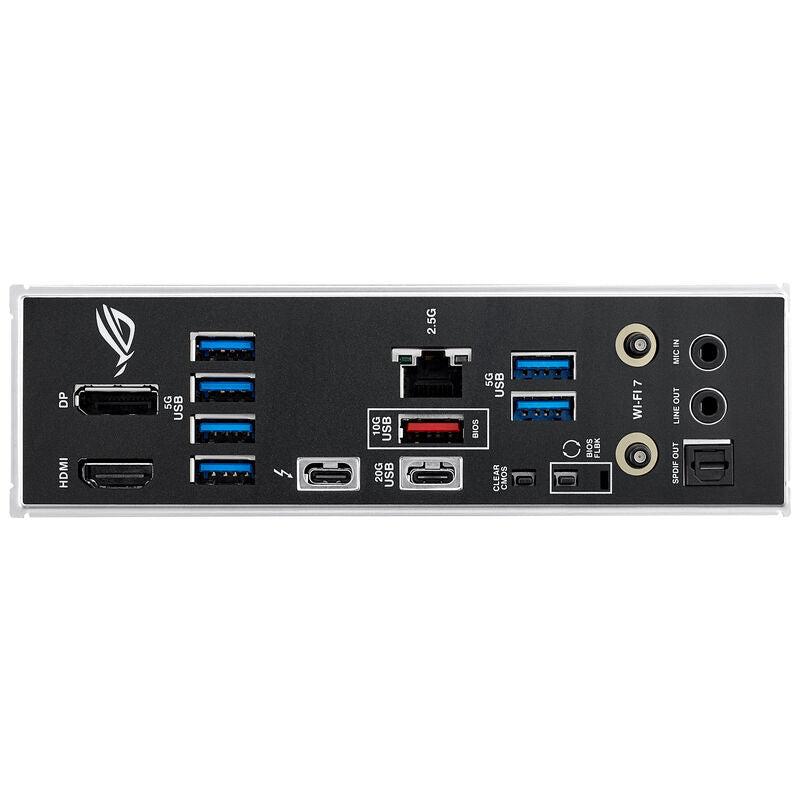 ASUS ROG Strix B860-F Gaming WiFi hovedkort montert i PC-kabinett