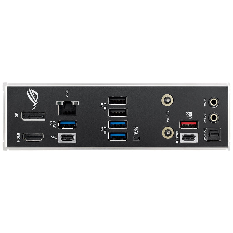 Montert ASUS ROG Strix B860-I Gaming WiFi hovedkort i PC-kabinett