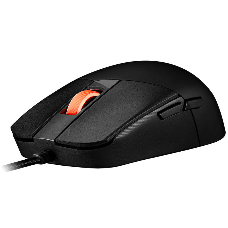 ASUS ROG Strix Impact III kablet gamingmus montert på skrivebord