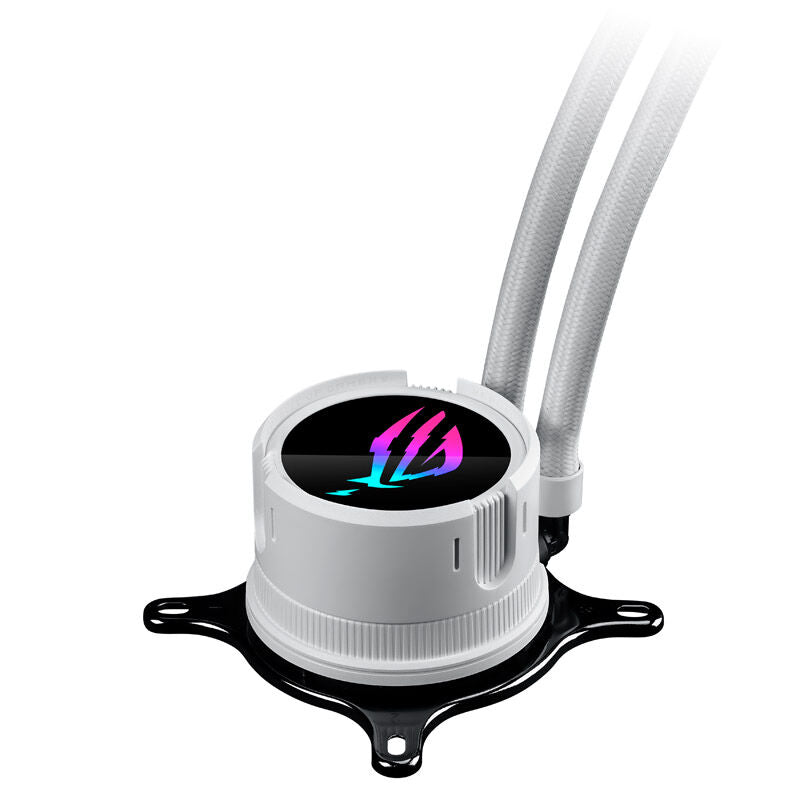 Montert ASUS ROG Strix LC III 240 ARGB AIO vannkjøling hvit i PC