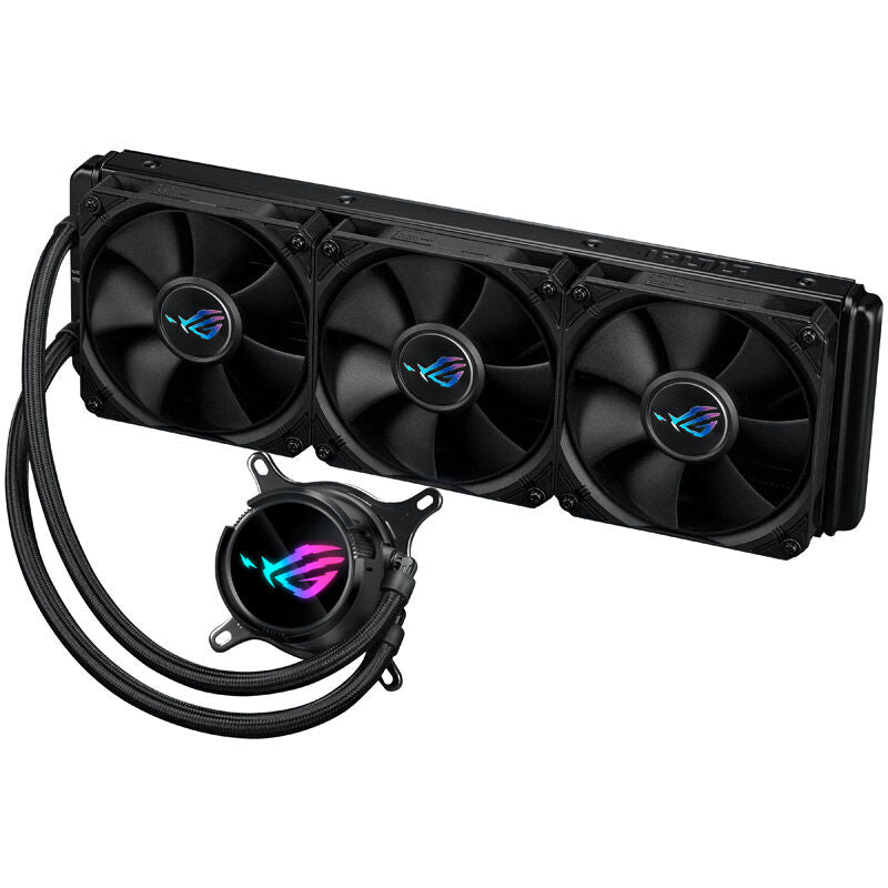 ASUS ROG Strix LC III 360 AIO vannkjøling bakside