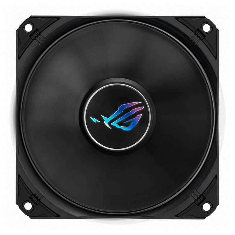 ASUS ROG Strix LC III 360 AIO vannkjøling vifte bakside