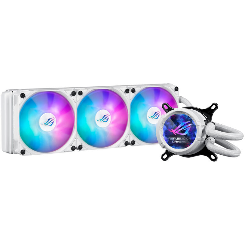 ASUS ROG Strix LC III 360 ARGB LCD AIO vannkjøling bakside