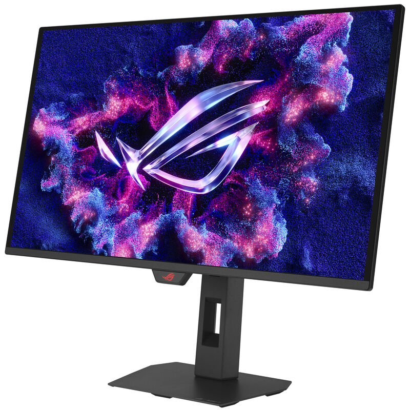 Detalj av ASUS ROG Strix OLED XG27AQDNG skjermpanel