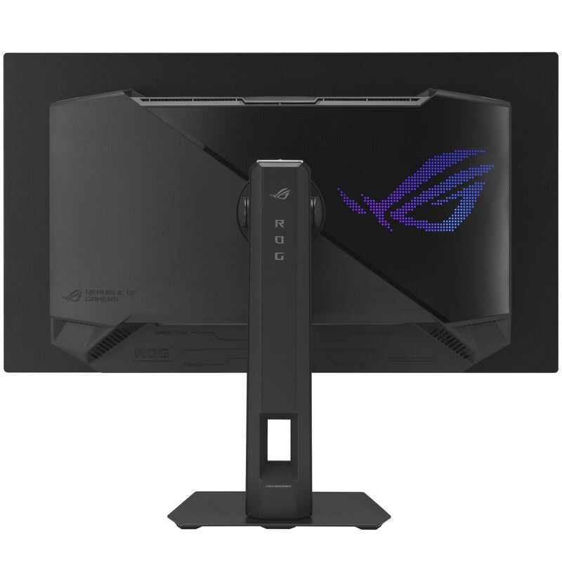 ASUS ROG Strix OLED XG27AQDNG med RGB-belysning på