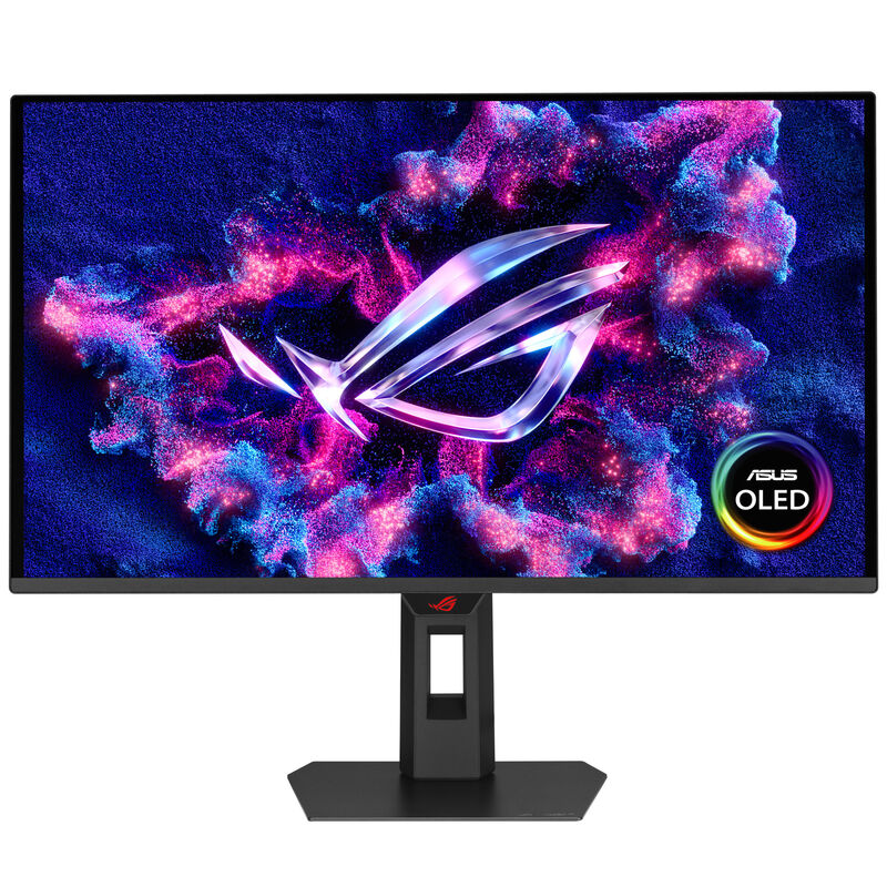 ASUS ROG Strix OLED XG27AQDPG 27" gamingskjerm forfra