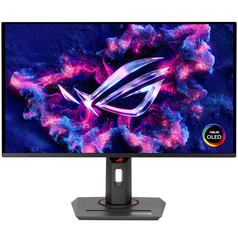 ASUS ROG Strix OLED XG27UCDMG 27" 4K gamingskjerm forfra