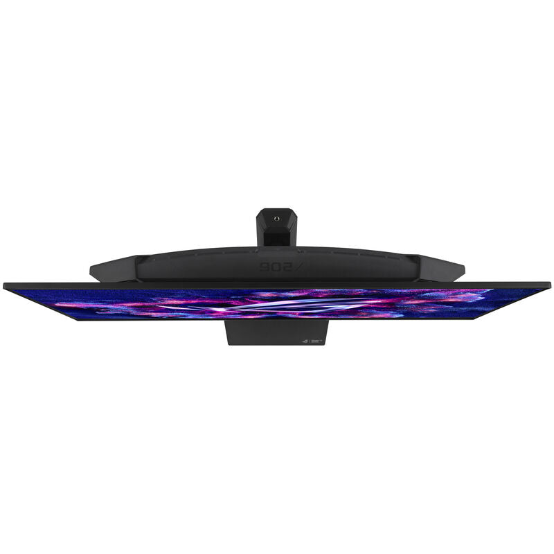 Nærbilde av tilkoblinger på ASUS ROG Strix OLED XG32UCDS 32" gamingskjerm
