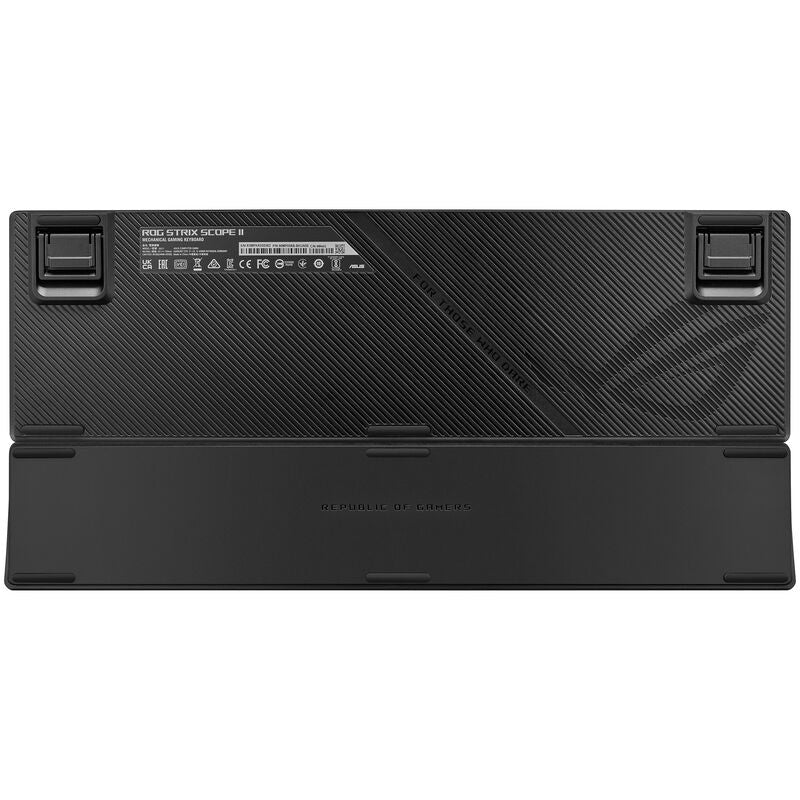 RGB-belysning på ASUS ROG Strix Scope II gamingtastatur RGB ROG NX Snow svart